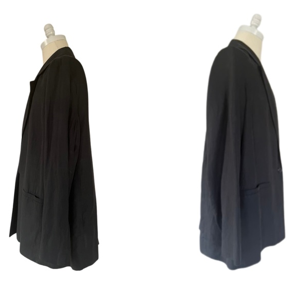 COS | Oversized Blazer in Lyocell/Linen Blend – Women’s Size L (BNWOT) - Picture 5 of 12